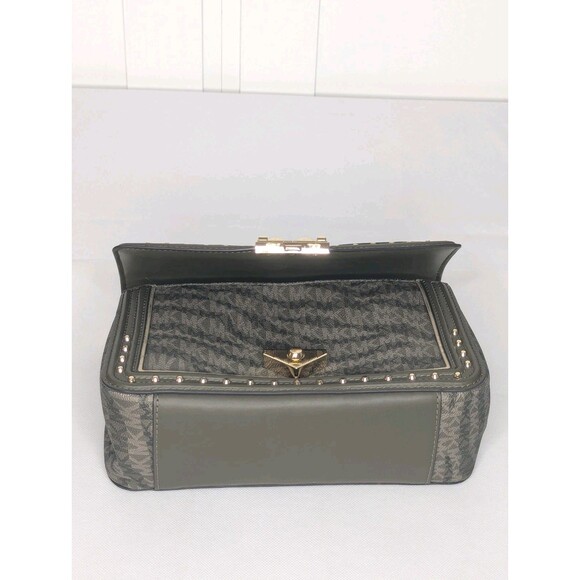 Michael Kors Large Studded Soho Frame Out Shoulder Bag - Olive, Camo NWT - Picture 4 of 8